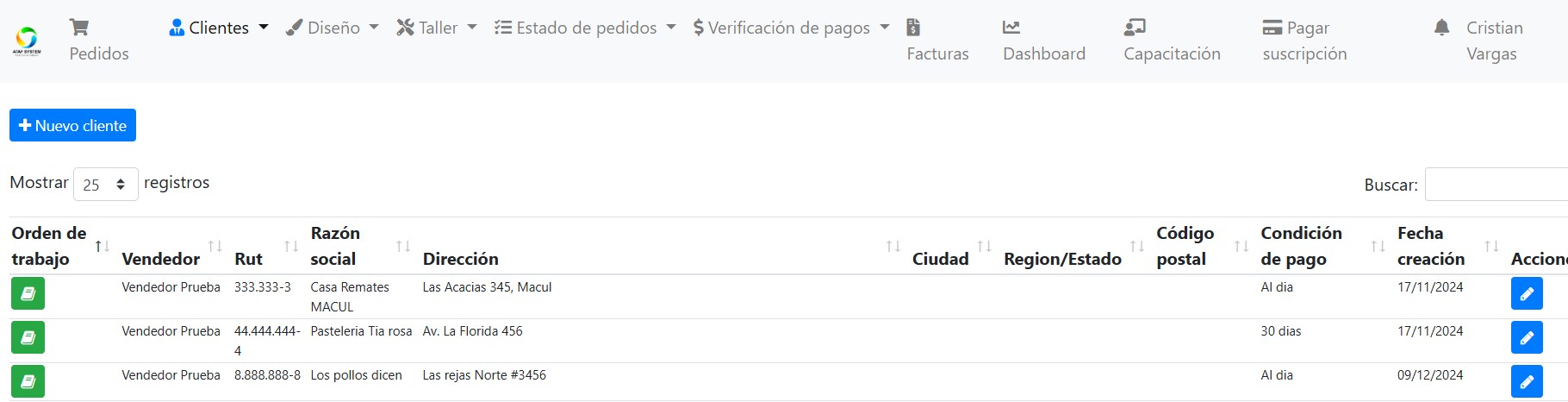 Clientes